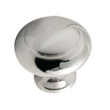 Gyro Cabinet Knob (32mm), Polished Chrome