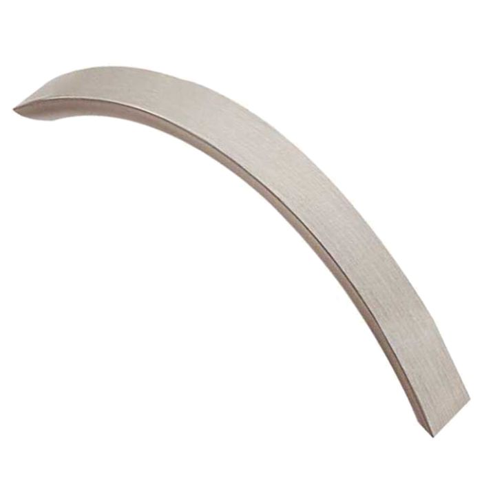 Arco Cabinet Pull Handle (96mm OR 128mm c/c), Brushed Nickel