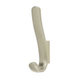 Misteron Hat & Coat Hook (135mm x 57mm), Brushed Nickel
