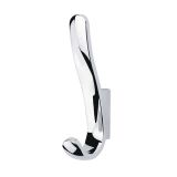 Misteron Hat & Coat Hook (135mm x 57mm), Polished Chrome