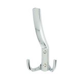 Vittoria Hat & Coat Hook (144mm x 60mm), Polished Chrome