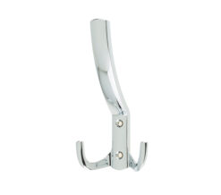Vittoria Hat & Coat Hook (144mm x 60mm), Polished Chrome