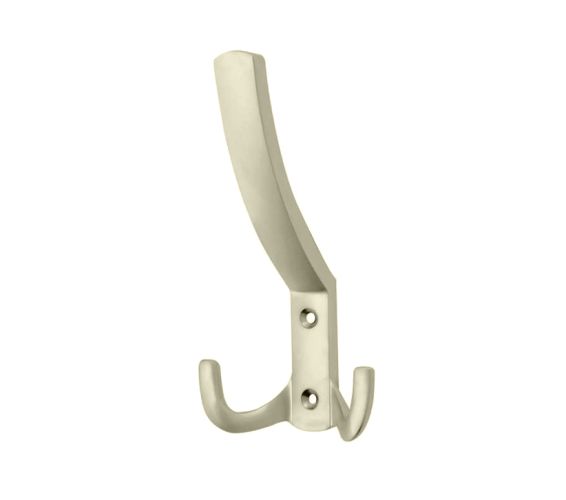 Vittoria Hat & Coat Hook (144mm x 60mm), Satin Nickel