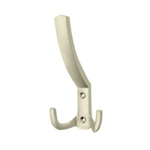 Vittoria Hat & Coat Hook (144mm x 60mm), Satin Nickel
