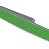 Jedo Collection Chameleon 1 Cabinet Pull Handles (96mm C/C), Bright Green
