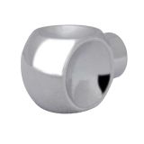 Cubo Cabinet Knob (12mm Diameter), Polished Chrome