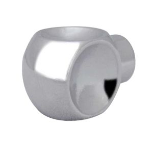 Cubo Cabinet Knob (12mm Diameter), Polished Chrome
