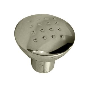 Grata Cupboard Knob (27mm OR 33mm), Brushed Nickel