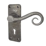 Handforged Chester Door Handles, Pewter (sold in pairs)