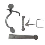 Handforged Suffolk Thumb Door/Gate Latch, Pewter Finish