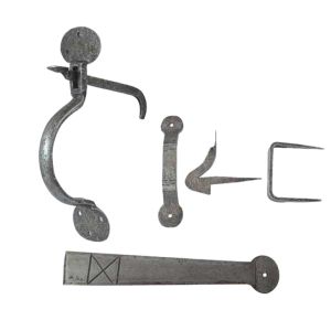 Handforged Suffolk Thumb Door/Gate Latch, Pewter Finish