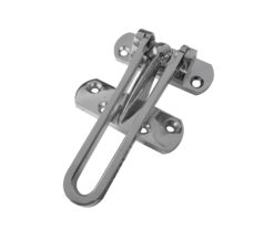Security Door Guard, Satin Chrome
