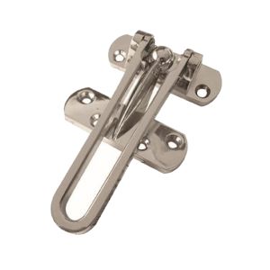 Security Door Guard, Satin Nickel