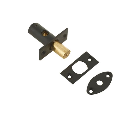 Mortice Rack Bolt (14mm Backset), Black