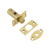 Frelan Hardware Mortice Rack Bolt - 14mm Backset - Polished Brass