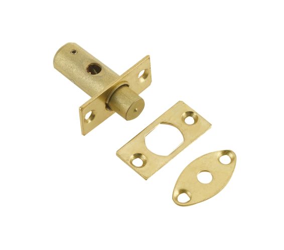 Frelan Hardware Mortice Rack Bolt – 14mm Backset – Polished Brass