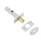 Mortice Rack Bolt (28mm Backset), White