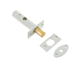 Mortice Rack Bolt (28mm Backset), White