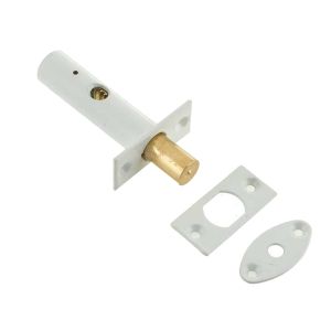 Mortice Rack Bolt (28mm Backset), White