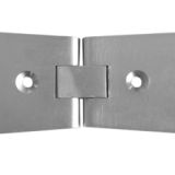 Counter Flap Hinges, Satin Chrome (Sold In Pairs)