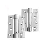 Frelan 4 Inch Door Closer Set Spring Hinge - Polished Chrome (sold in packs of 3)