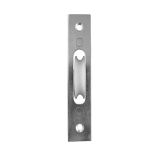 Sash Window Axle Pulley, Zinc Plated Face With Nylon Roller