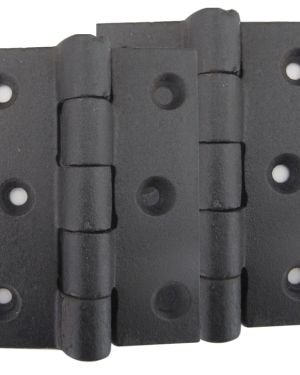 3 Inch Butt Hinges, Black Finish (sold in pairs)