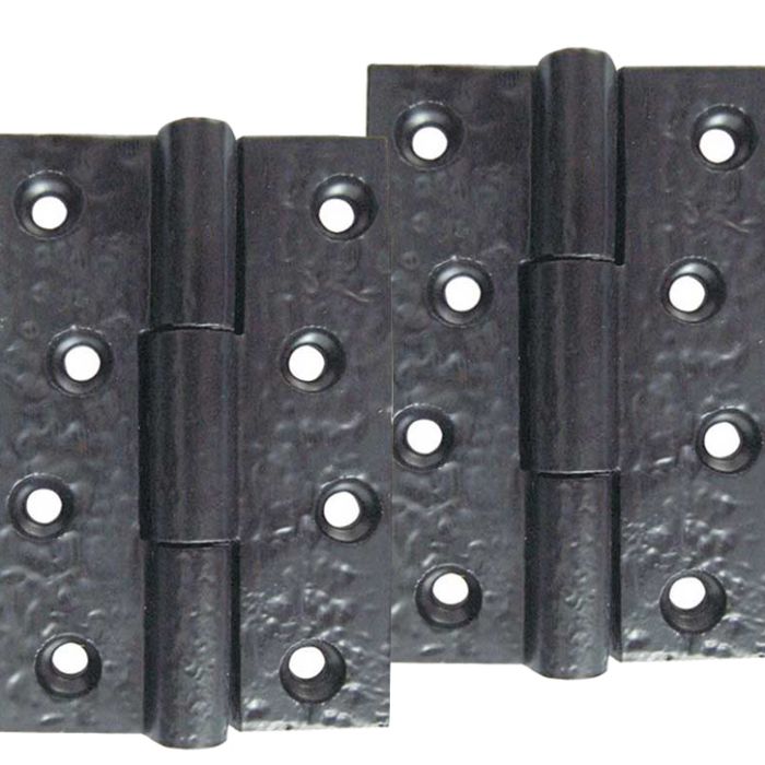 4 Inch Butt Hinges, Black Finish (sold in pairs)