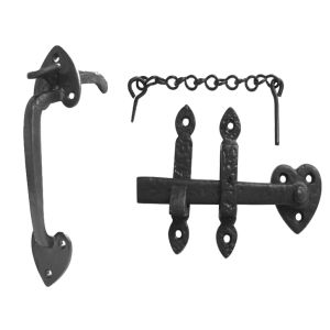 Gate Thumb Latch (203mm), Black Antique