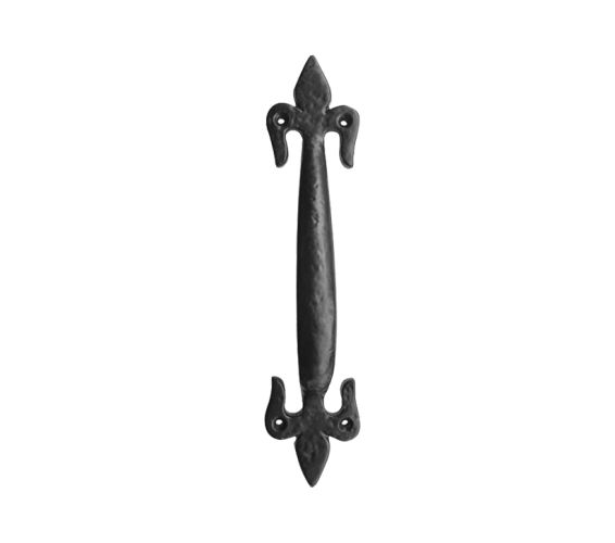 Fleur De Lys Cabinet Pull Handles – Black Antique