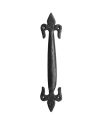 Fleur De Lys Cabinet Pull Handles – Black Antique