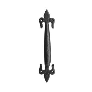 Fleur De Lys Cabinet Pull Handles – Black Antique