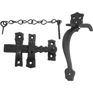 Gate Thumb Latch (140mm), Black Antique