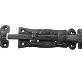 Straight Barrel Bolt (125mm), Black Antique