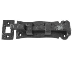 Necked Barrel Bolt (125mm), Black Antique