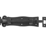 Necked Barrel Bolt (200mm), Black Antique