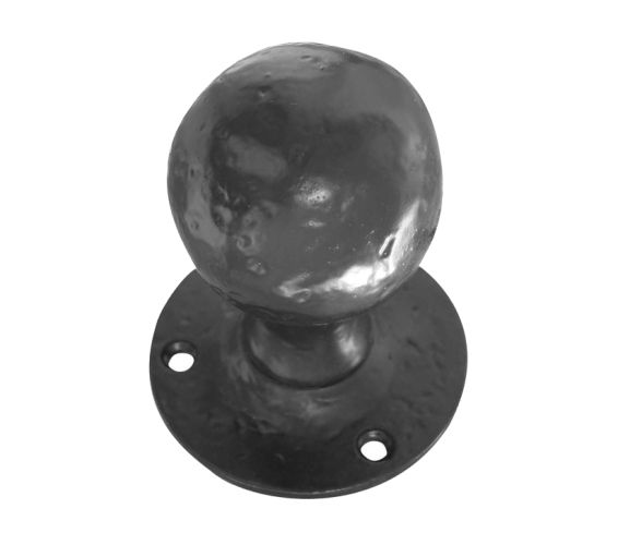 Ball Shape Mortice Door Knob, Black Antique (sold in pairs)