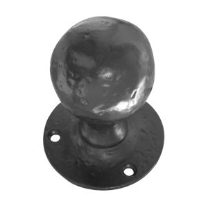 Ball Shape Mortice Door Knob, Black Antique (sold in pairs)