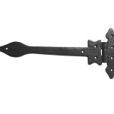 Arrow Head Working Hinges (300mm), Black Antique (sold in pairs)