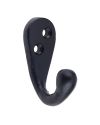 Single Robe Hook – 55mm – Black Antique