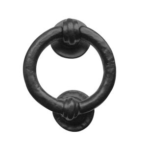 Ring Knocker (95mm Diameter), Black Antique