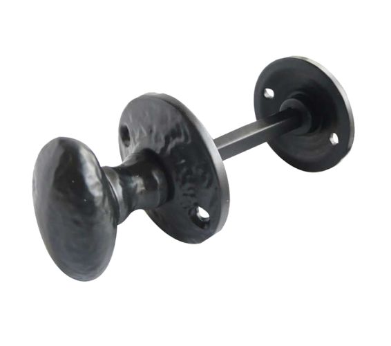 Bathroom Turn & Release, Black Antique