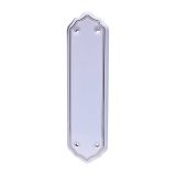 Porcelain Fingerplate (280mm x 78mm), Goldline White