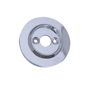 Alternative Backplate Option For Porcelain Mortice Door Knobs, Polished Chrome (sold in pairs)