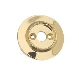 Alternative Backplate Option For Porcelain Mortice Door Knobs, PVD Stainless Brass (sold in pairs)