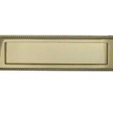 Georgian Brass Letterplate (254mm x 76mm), Polished Brass