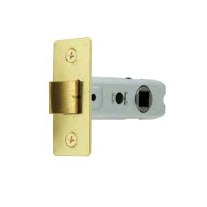 Standard  2.5 Inch OR 3 Inch Tubular Latches (Bolt Through), Electro Brass