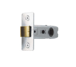Standard Tubular Latch (Bolt Through) - Nickel Plate
