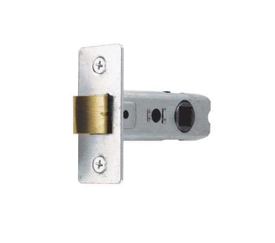 Standard Tubular Latch (Bolt Through) – Nickel Plate
