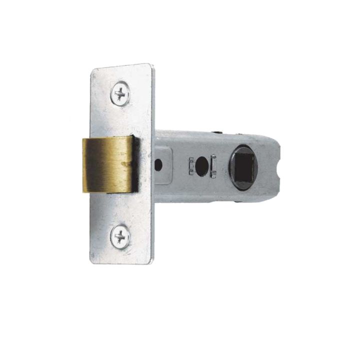 Standard Tubular Latch (Bolt Through) – Nickel Plate